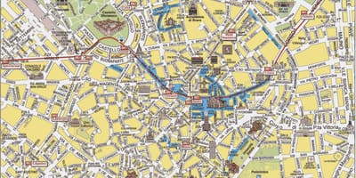 Milano Італія карта