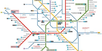 Карта банкоматів Мілано