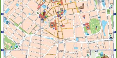 Мілан Італія пам'ятки карта