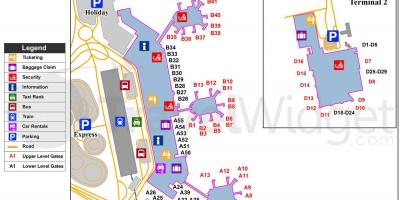 Карта Мілана аеропортів і залізничних вокзалів